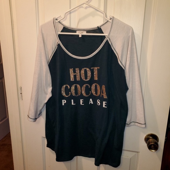 Maurices Tops - 💚 Green glitter tee